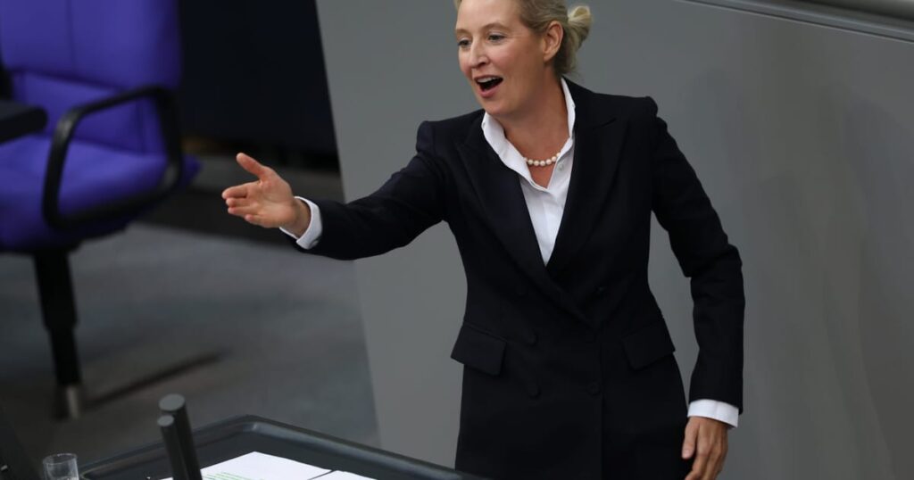 AfD’s Alice Weidel urges quick Ukraine talks and a return to cheap Russian energy – POLITICO