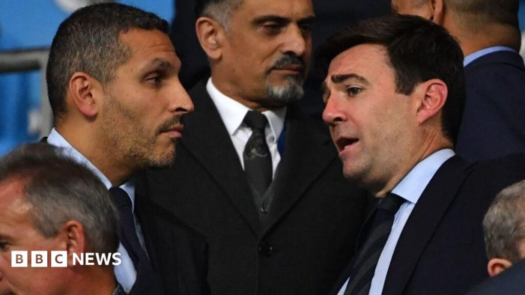 Andy Burnham ‘completely out of touch’ on Man City, Tories say