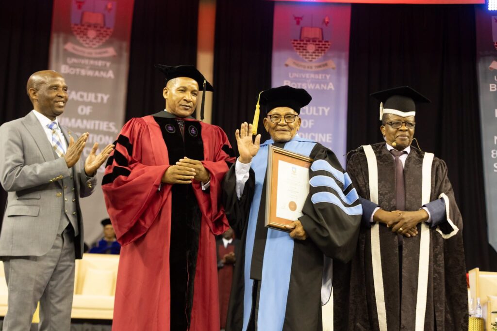Botswana honors 97-year-old who fought eviction of Indigenous people in Kalahari