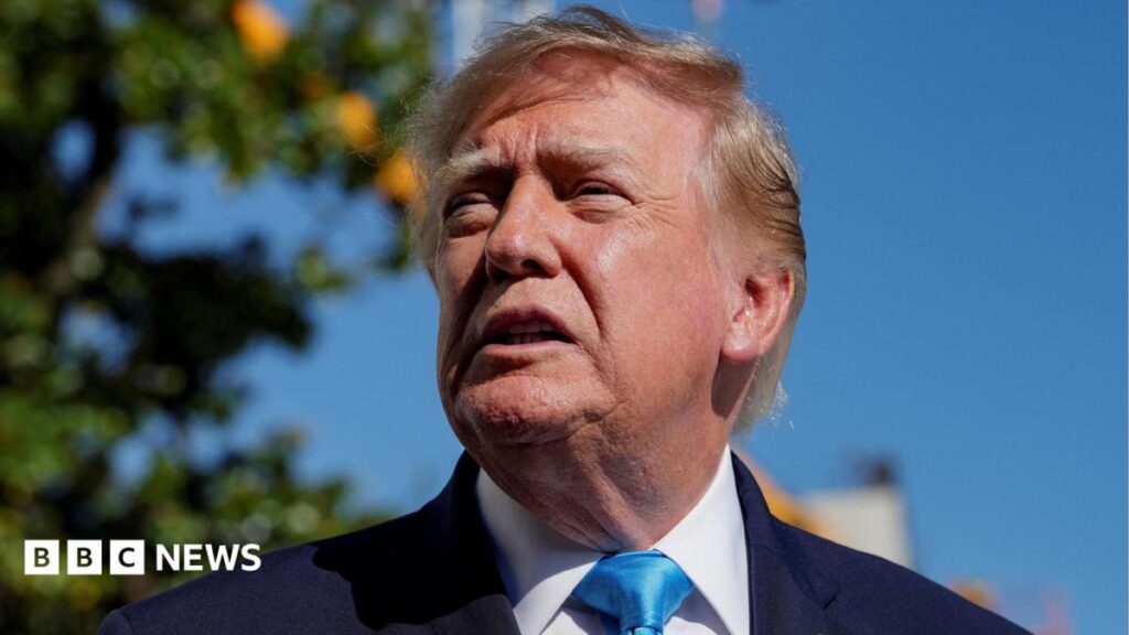 Donald Trump says a ‘threat’ led US to move bombers from RAF Fairford