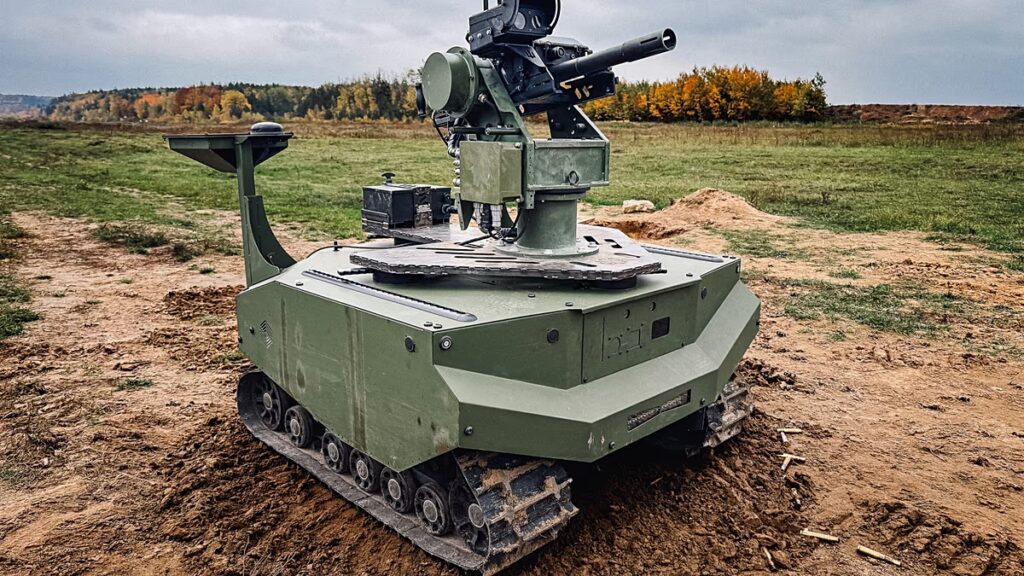 Germany and Ukraine test armed ground robot for frontline deployment