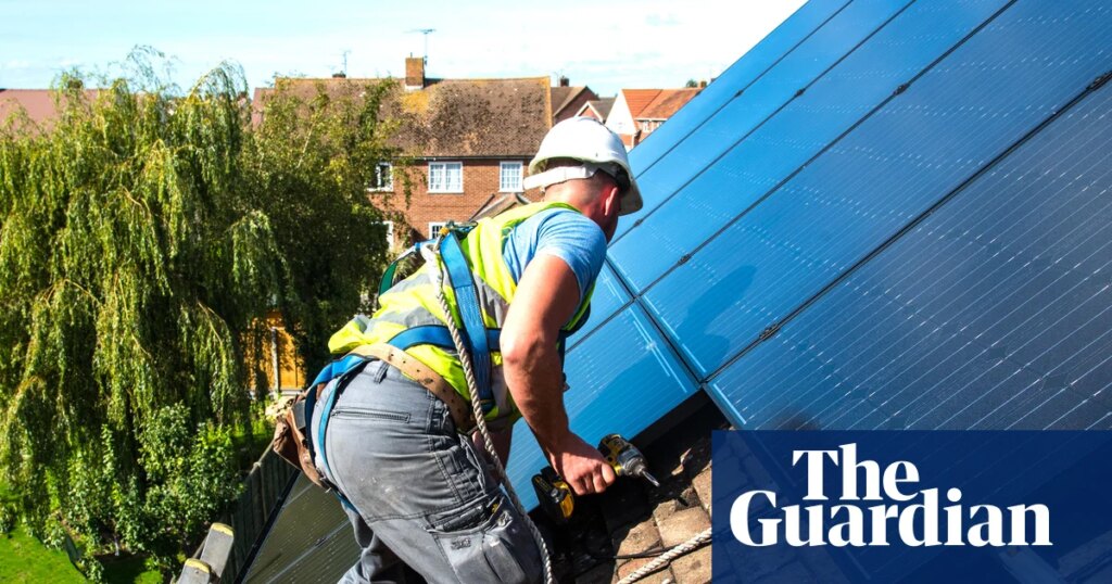 Homes across UK to get low- or no-interest loans to fund solar panels and heat pumps | Energy bills