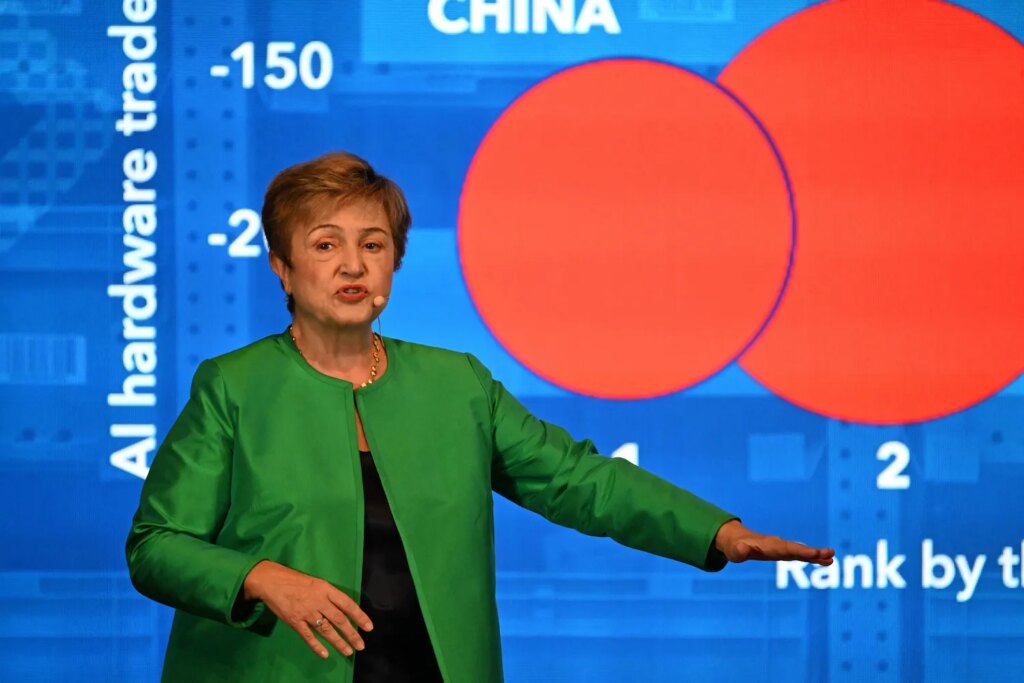 IMF Chief Kristalina Georgieva Warns of Energy Shocks, Global Debt in 2027