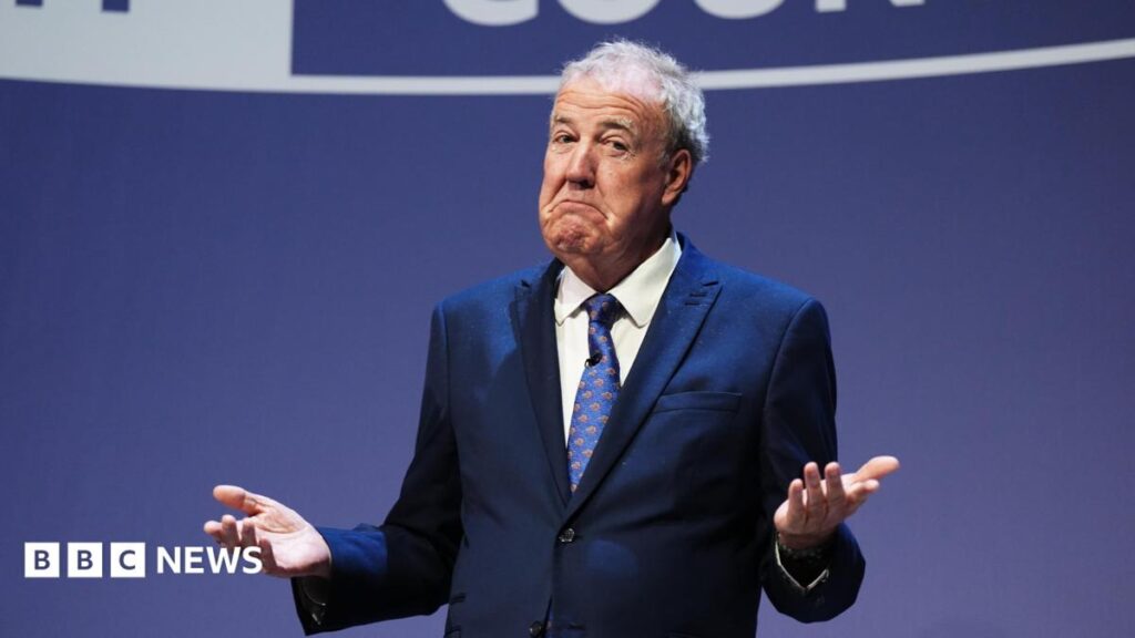 Jeremy Clarkson makes surprise appearance at Tory conference