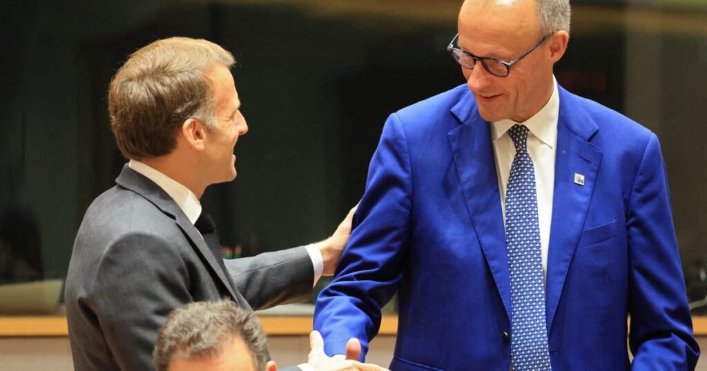Korrektur zu: Merz und Macron finden Einigung zum Verbrenner-Aus und „Made in Europe“ – POLITICO