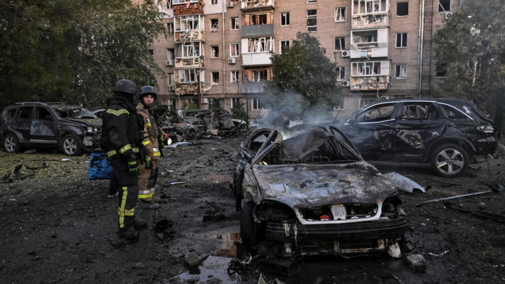 Live: Russian strikes on Ukraine kill at least 15 in Zaporizhzhia, cause power outages in Kyiv