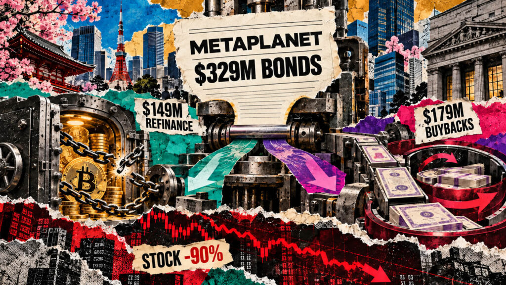 Metaplanet’s Bitcoin strategy faces a $380 million test