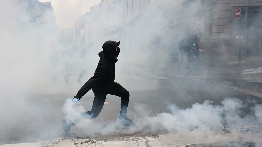 More than 1,300 arrests across France as protesters clashed with police