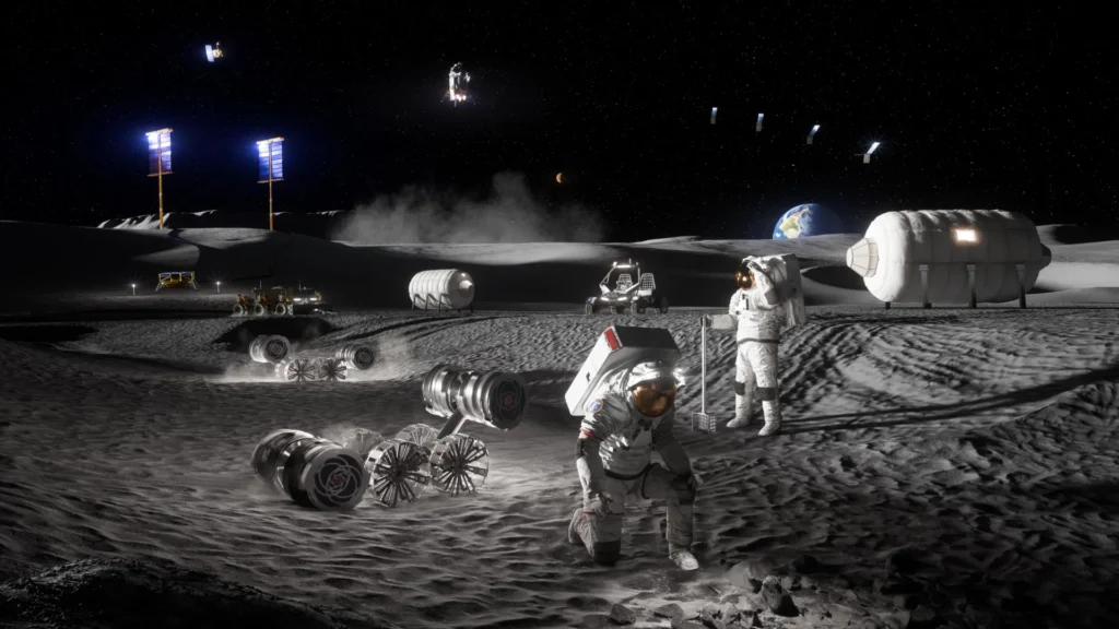 NASA is searching for hidden caves to build its first Moon base