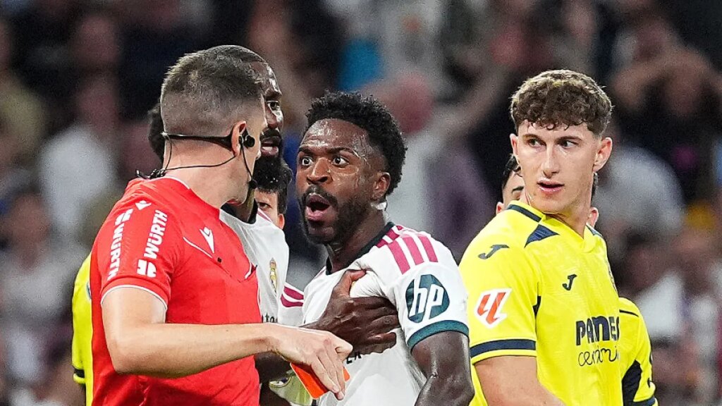 Real Madrid beat Villarreal 1-0 but Vinicius sent off for hair pull | Football