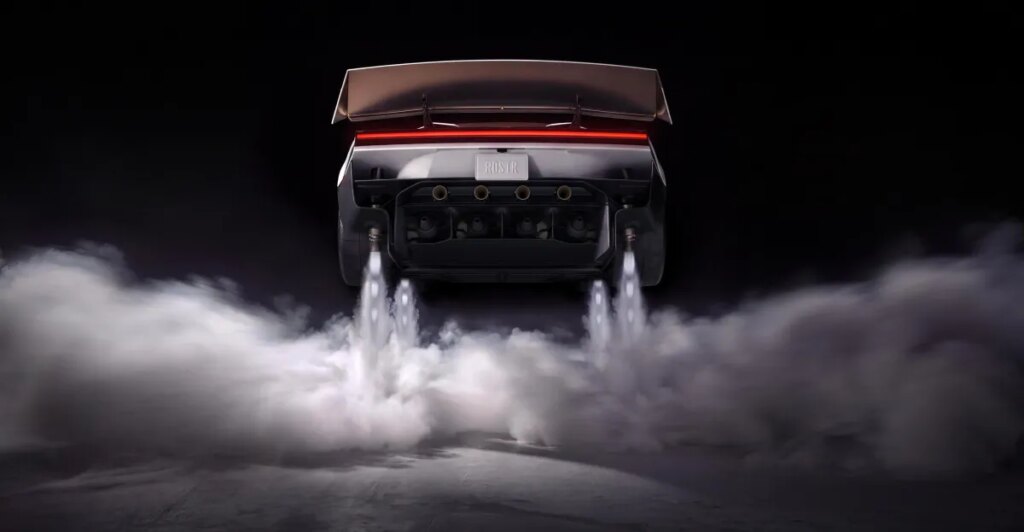 The Tesla Roadster flew, drove upside down, and hit 60mph in under a second