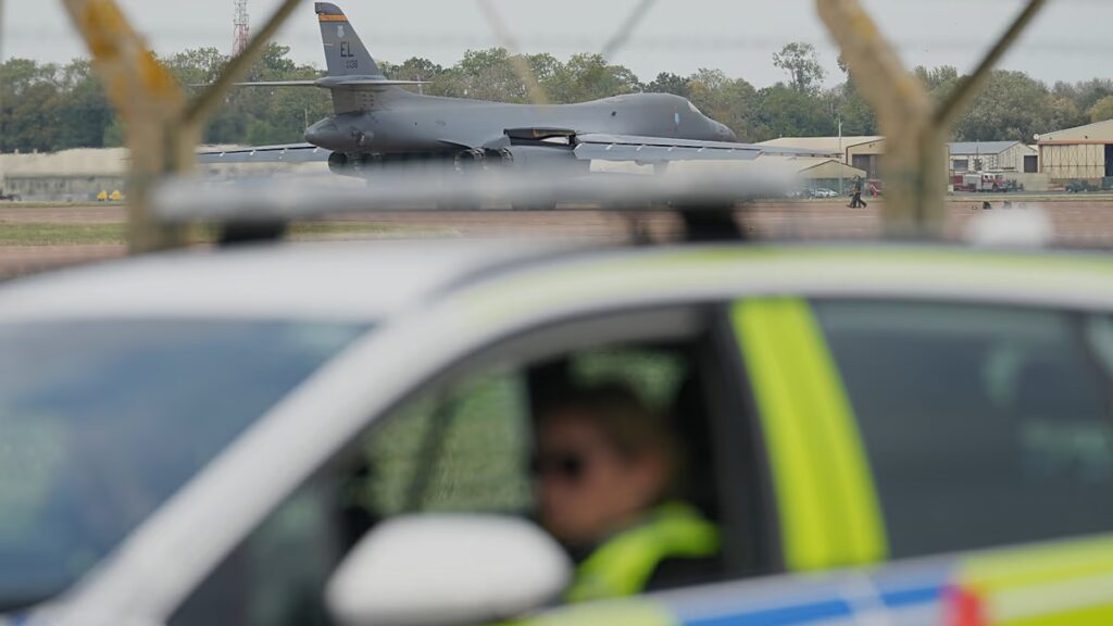 Two men charged over RAF Fairford air base incident, with one accused of assisting foreign intelligence