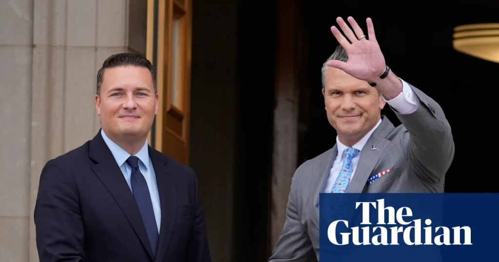 Wes Streeting urges US to back Ukraine on Washington visit after Starlink row | Foreign policy
